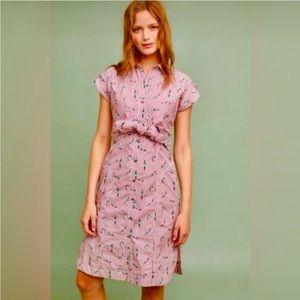 Maeve by Anthropologie Striped Swimmer Shirtdress Size 00